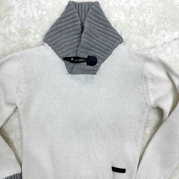 Shawl Neck Boys Cotton Sweater with Toggle Button NWT Sze 6 - Picture 8 of 11